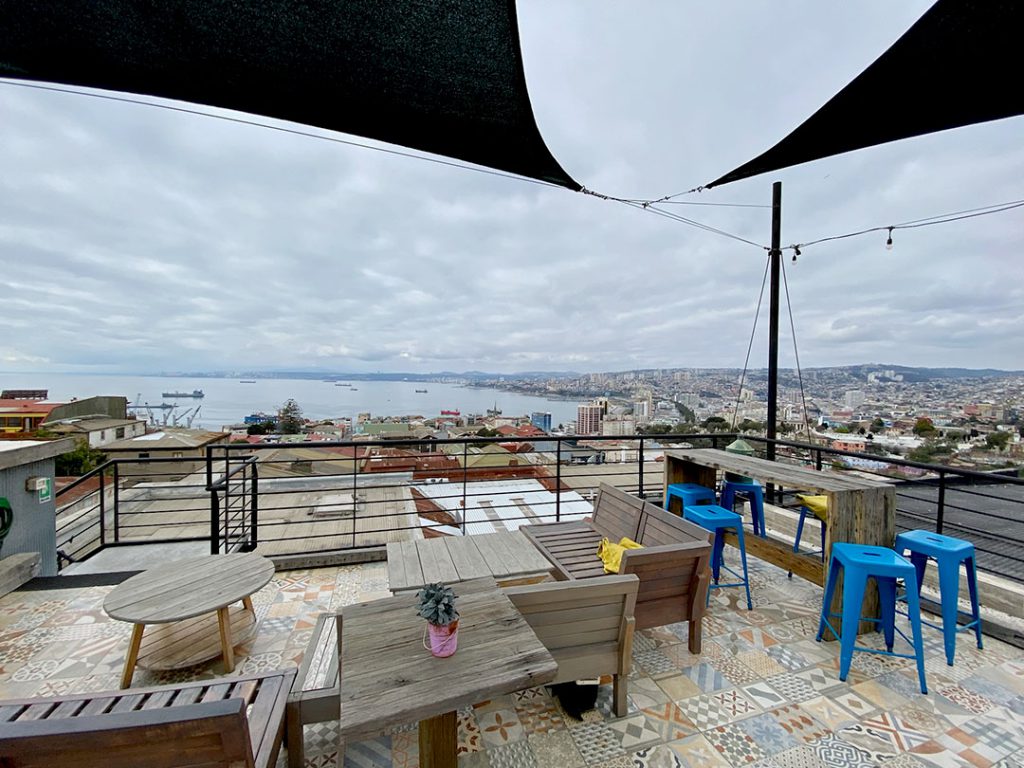 Terraza hotel Valparaíso Terraza hotel Valparaíso